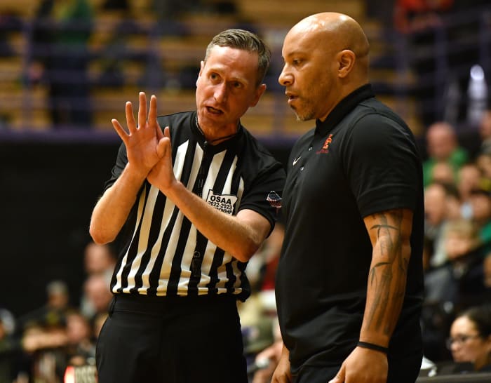West Linn Central Catholic 6A Oregon boys basketball quarterfinal Taylor Balkom 34